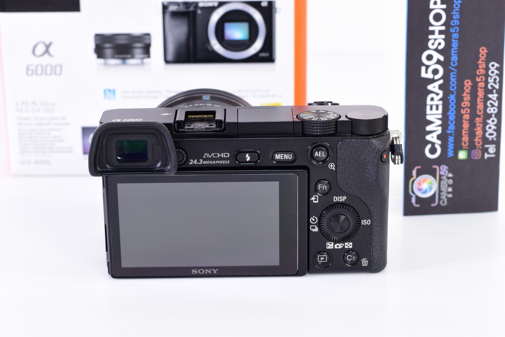 Sony A6000+Kit แบ็ต2ก้อน ของแถมเยอะ ใหม่มาก ชัตเตอร์น้อย เครื่องศูนย์ไทย รูปจริง