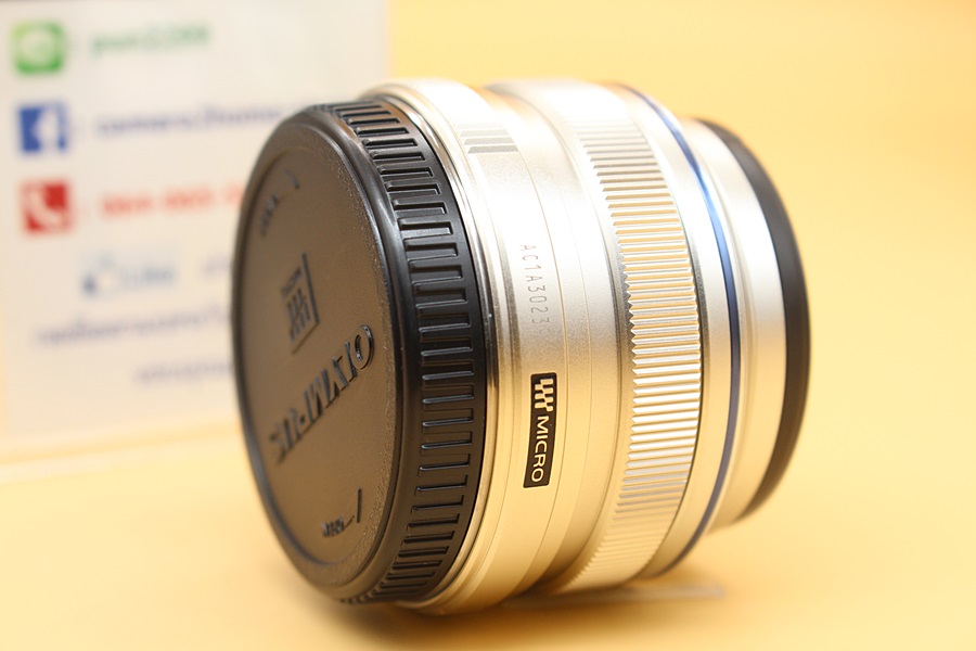 ขาย Lens Olympus M.Zuiko Digital 17mm F/1.8(สีเงิน) สภาพสวยใหม่ ไร้ฝ้า รา