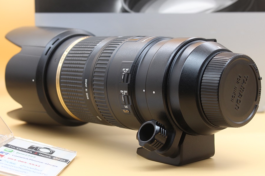 ขาย Lens Tamron SP 70-200mm f2.8 Di VC USD (For Nikon) สภาพสวย อดีตศูนย์ ไร้ฝ้า รา อุปกรณ์ครบกล่อง   อุปกรณ์และรายละเอียดของสินค้า 1.Lens Tamron SP 70-200m