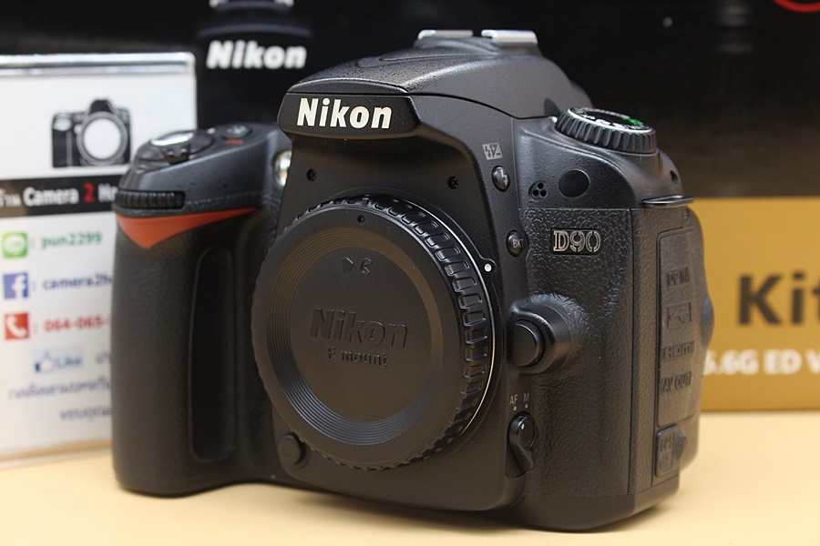 ขาย Body Nikon D90 สภาพสวย ชัตเตอร์ 42,xxx อดีตประกันศูนย์ อุปกรณ์ครบกล่อง  อุปกรณ์และรายละเอียดของสินค้า 1.Body Nikon D90 2.อดีตใบรับประกันศูนย์ 3.แท่นชาร