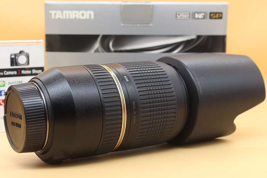 ขาย Lens Tamron SP 70-300mm F4-5.6 Di VC USD (For Nikon) สภาพสวยใหม่ ไร้ฝ้า รา อุปกรณ์ครบกล่อง  อุปกรณ์และรายละเอียดของสินค้า 1.Lens Tamron SP 70-300mm F4-