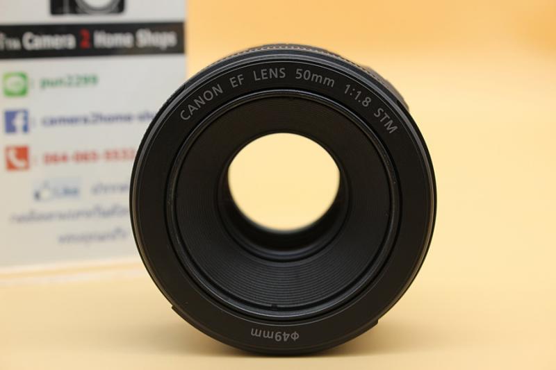 ขาย Lens CANON EF 50mm F/1.8 STM มีประกันศูนย์ถึง 27-01-64 สภาพสวยใหม่  ไร้ฝ้า รา ตัวหนังสือคมชัด