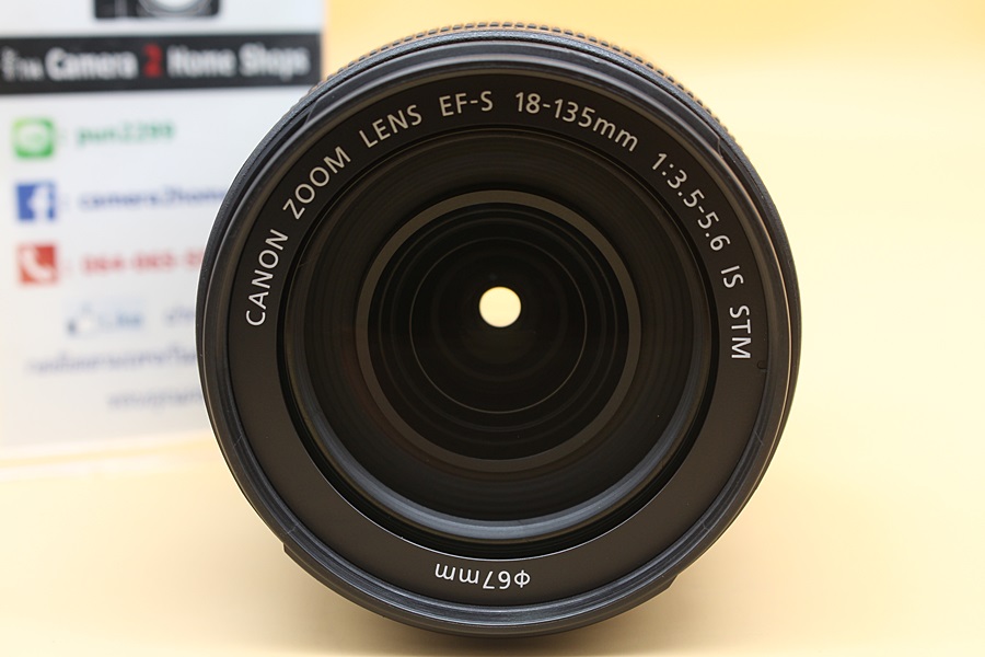 ขาย Lens Canon EF-S 18-135mm IS STM สภาพสวย ไร้ฝ้า รา ตัวหนังสือคมชัด   อุปกรณ์และรายละเอียดของสินค้า 1.Lens Canon EF-S 18-135 mm f/3.5-5.6 IS STM 2.ฝาปิดเ