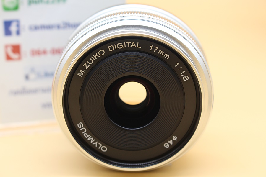 ขาย Lens Olympus M.Zuiko Digital 17mm F/1.8(สีเงิน) สภาพสวยใหม่ ไร้ฝ้า รา