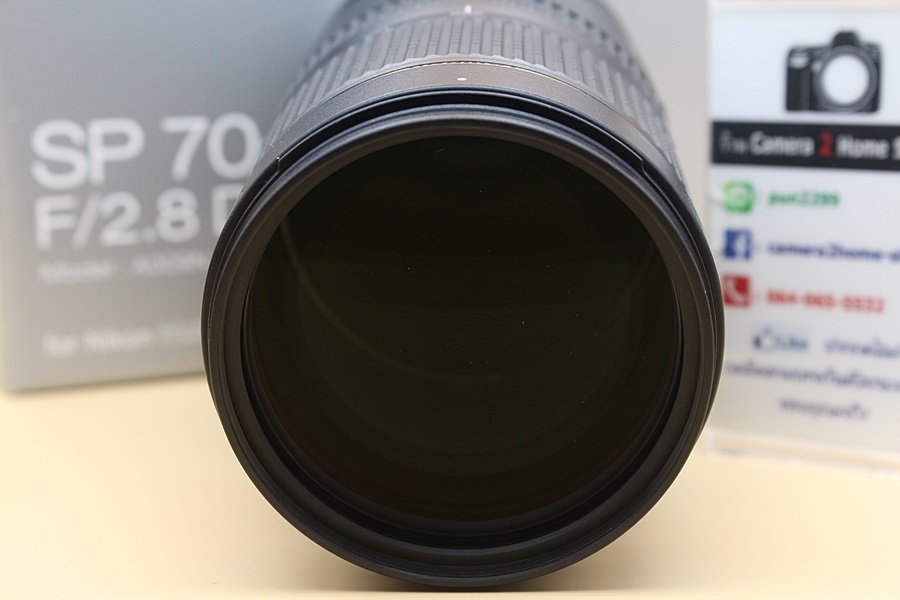 ขาย Lens Tamron SP 70-200mm f2.8 Di VC USD (For Nikon) สภาพสวย อดีตศูนย์ ไร้ฝ้า รา อุปกรณ์ครบกล่อง   อุปกรณ์และรายละเอียดของสินค้า 1.Lens Tamron SP 70-200m