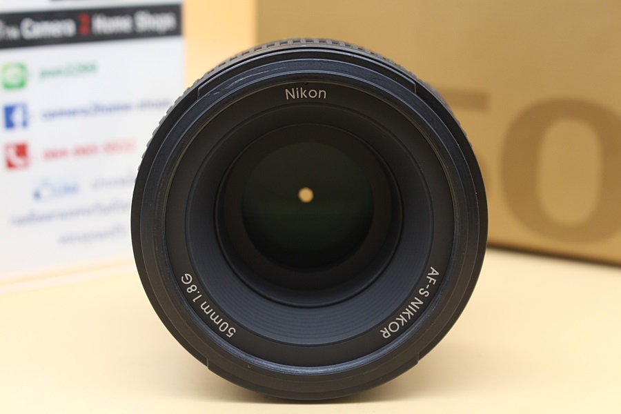 ขาย Lens Nikon AF-S 50mm F1.8G สภาพสวย อดีตศูนย์ ไร้ฝ้า รา อุปกรณ์ครบกล่อง  อุปกรณ์และรายละเอียดของสินค้า 1.Lens Nikon AF-S 50mm F1.8G 2.Hood 3.คู่มือการใช