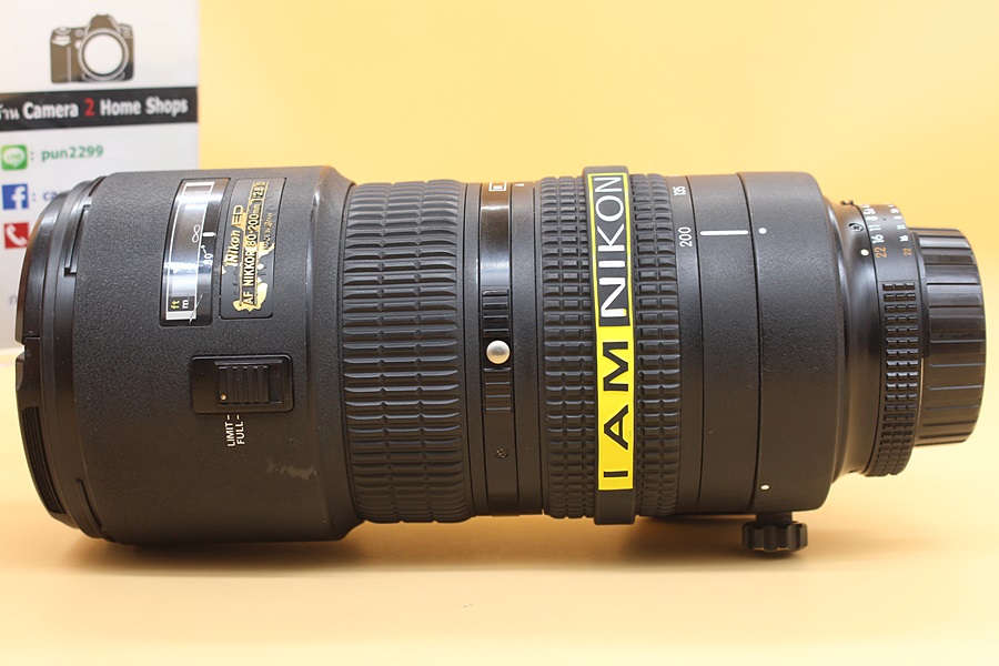 ขาย Lens Nikon AF-S 80-200 F2.8D สภาพมีรอยบ้างนิดหน่อย ใช้งานได้ปกติ ไร้ฝ้า รา   อุปกรณ์และรายละเอียดของสินค้า 1.Lens Nikon AF-S 80-200 F2.8D (ยางบวมตัดแต่