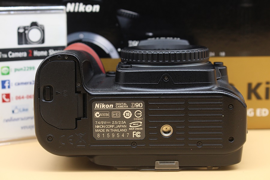 ขาย Body Nikon D90 สภาพสวย ชัตเตอร์ 42,xxx อดีตประกันศูนย์ อุปกรณ์ครบกล่อง  อุปกรณ์และรายละเอียดของสินค้า 1.Body Nikon D90 2.อดีตใบรับประกันศูนย์ 3.แท่นชาร