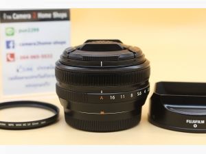 ขาย Lens Fujinon XF 18mm F2 R สภาพสวย ไร้ฝ้า รา พร้อม Hood,Filter  อุปกรณ์และรายละเอียดของสินค้า 1.Lens Fujinon XF 18mm F2 R 2.Hood 3.Filter 4.ฝาปิดเลนส์ ห