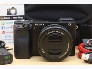 ขาย Sony A6400 + lens 16-50mm (สีดำ) สภาพสวยใหม่ เมนูไทย ชัตเตอร์ 8,XXX อุปกรณ์พร้อมกระเป๋า  อุปกรณ์และรายละเอียดของสินค้า 1.Sony A6400 (สีดำ) 2.Lens kit 1